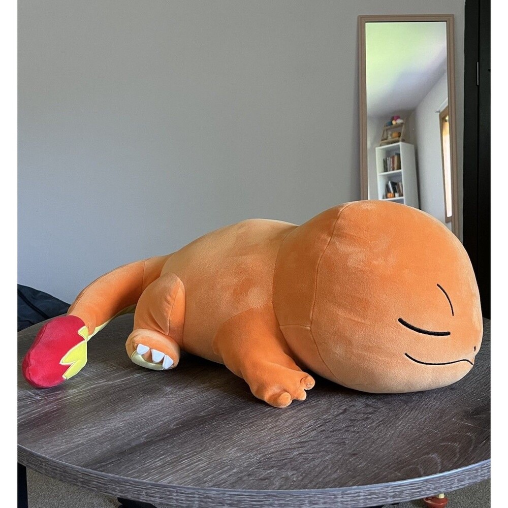 Pokémon Sleeping Charmander 18” Plush Nintendo 2024